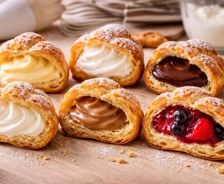 découvrez notre guide complet des garnitures pour choux pâtissiers et choisissez les saveurs parfaites pour sublimer vos desserts faits maison.