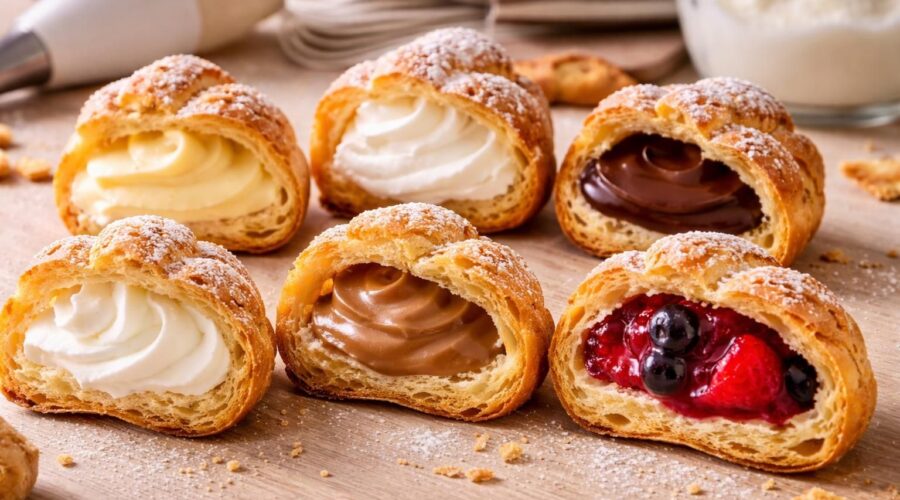 découvrez notre guide complet des garnitures pour choux pâtissiers et choisissez les saveurs parfaites pour sublimer vos desserts faits maison.