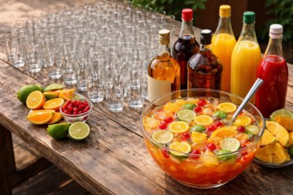 découvrez les quantités idéales pour préparer un punch parfait pour 50 personnes et ne manquez jamais de boisson lors de vos événements.