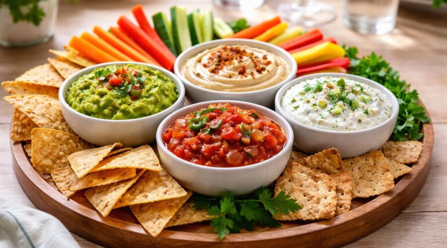 découvrez des recettes de dips faciles et rapides pour régaler vos invités pressés lors de l'apéro. des idées savoureuses pour un moment convivial réussi!