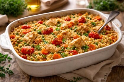 découvrez la recette simple et gourmande du riz au four de cyril lignac, parfaite pour un repas savoureux et facile à préparer.