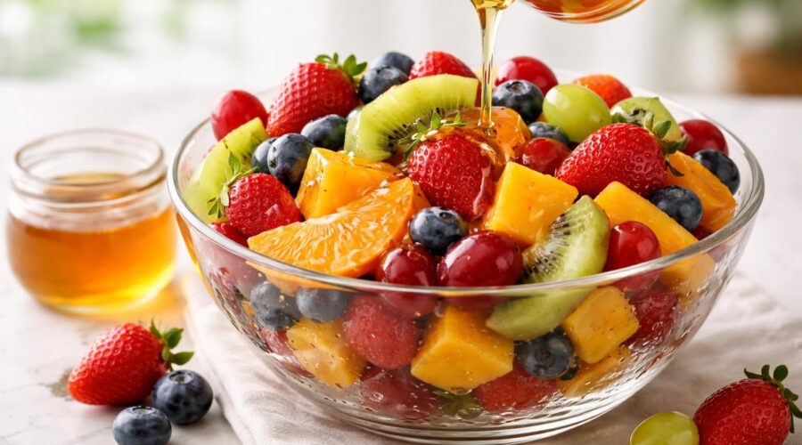 découvrez notre recette facile de sirop magique pour sublimer votre salade de fruits avec des fruits de saison, fraîcheur et saveurs garanties !