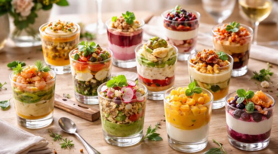 découvrez 10 recettes de verrines faciles et élégantes pour sublimer votre table en toute simplicité.