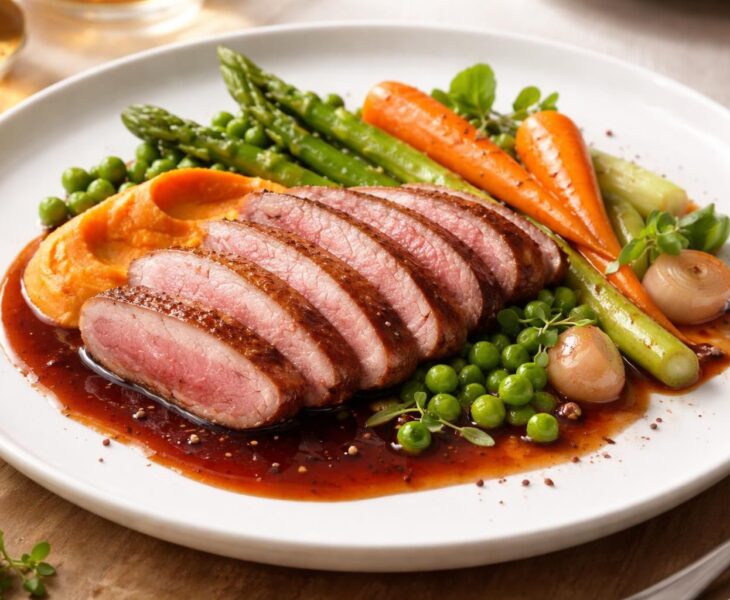 découvrez comment sublimer le magret de canard accompagné de légumes grâce à des alliances de saveurs inédites. un guide gourmand pour explorer des recettes savoureuses et équilibrées.