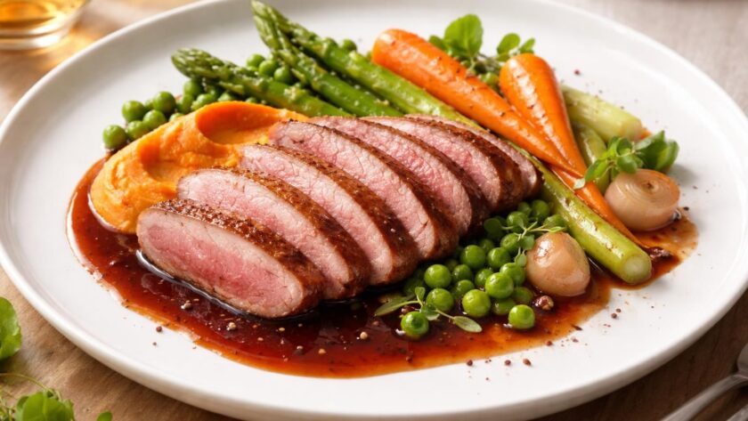 découvrez comment sublimer le magret de canard accompagné de légumes grâce à des alliances de saveurs inédites. un guide gourmand pour explorer des recettes savoureuses et équilibrées.