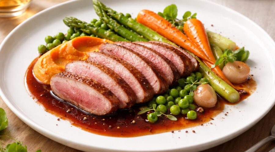 découvrez comment sublimer le magret de canard accompagné de légumes grâce à des alliances de saveurs inédites. un guide gourmand pour explorer des recettes savoureuses et équilibrées.