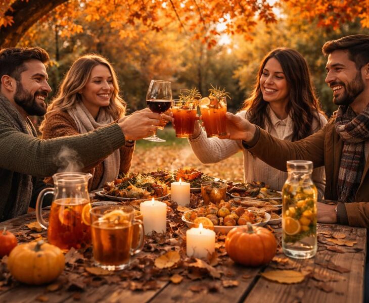 découvrez comment sélectionner les boissons idéales pour un repas d'automne entre amis, alliant saveurs de saison et convivialité pour un moment chaleureux et réussi.