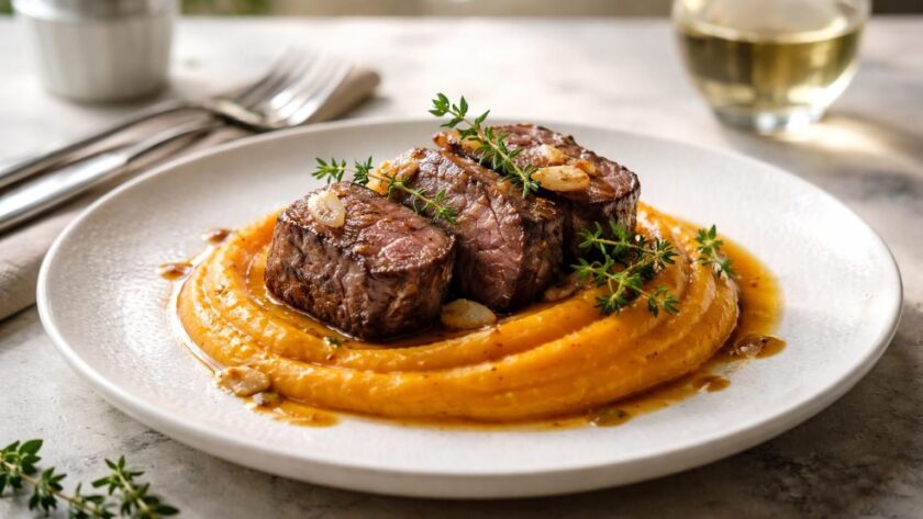 découvrez comment sublimer vos plats grâce à la purée de patate douce selon les conseils d'etchebest, pour des recettes savoureuses et raffinées.