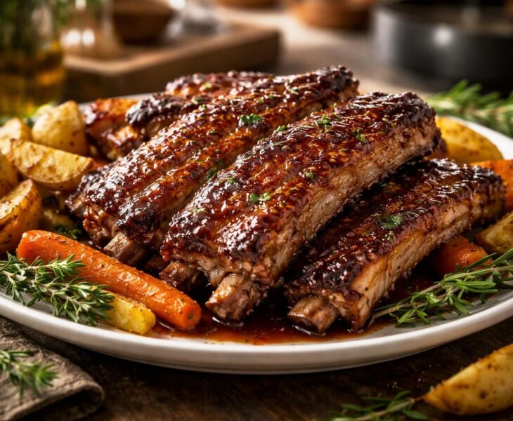 découvrez comment réussir des travers de porc fondants grâce à une cuisson lente au four. améliorez vos compétences culinaires avec cette recette simple et savoureuse.