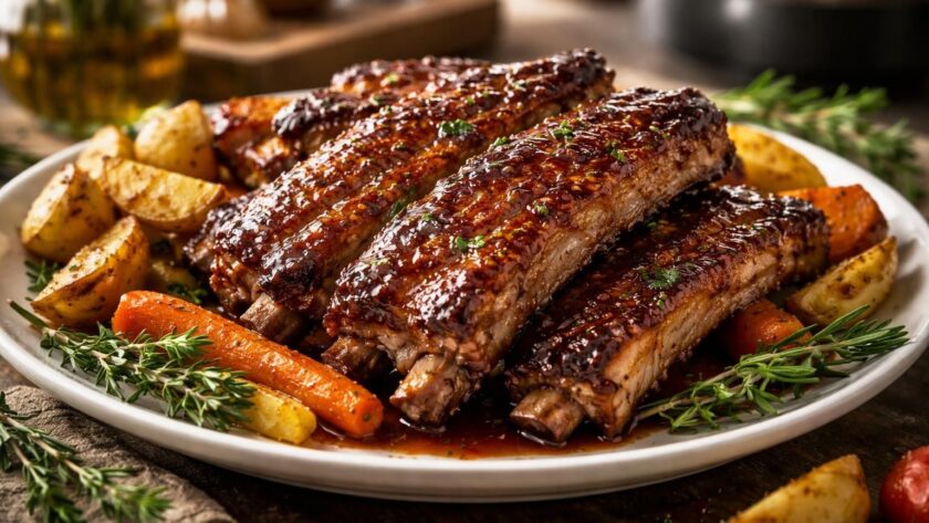 découvrez comment réussir des travers de porc fondants grâce à une cuisson lente au four. améliorez vos compétences culinaires avec cette recette simple et savoureuse.