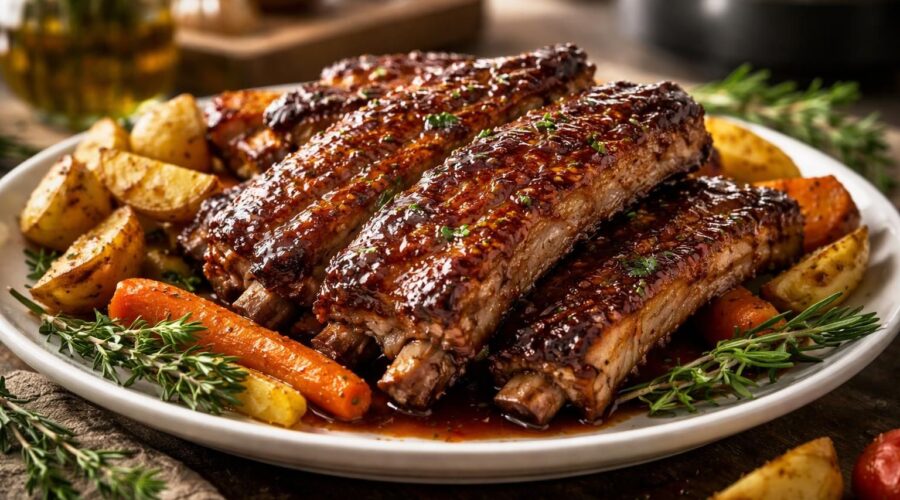 découvrez comment réussir des travers de porc fondants grâce à une cuisson lente au four. améliorez vos compétences culinaires avec cette recette simple et savoureuse.