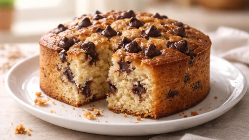 découvrez notre recette facile et rapide du gâteau moelleux aux pépites de chocolat, un délice fondant qui ravira toutes vos papilles.