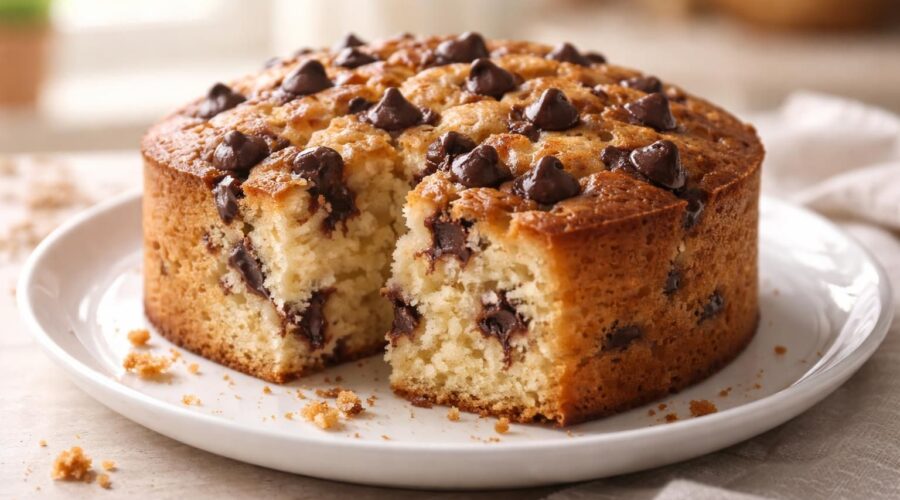 découvrez notre recette facile et rapide du gâteau moelleux aux pépites de chocolat, un délice fondant qui ravira toutes vos papilles.
