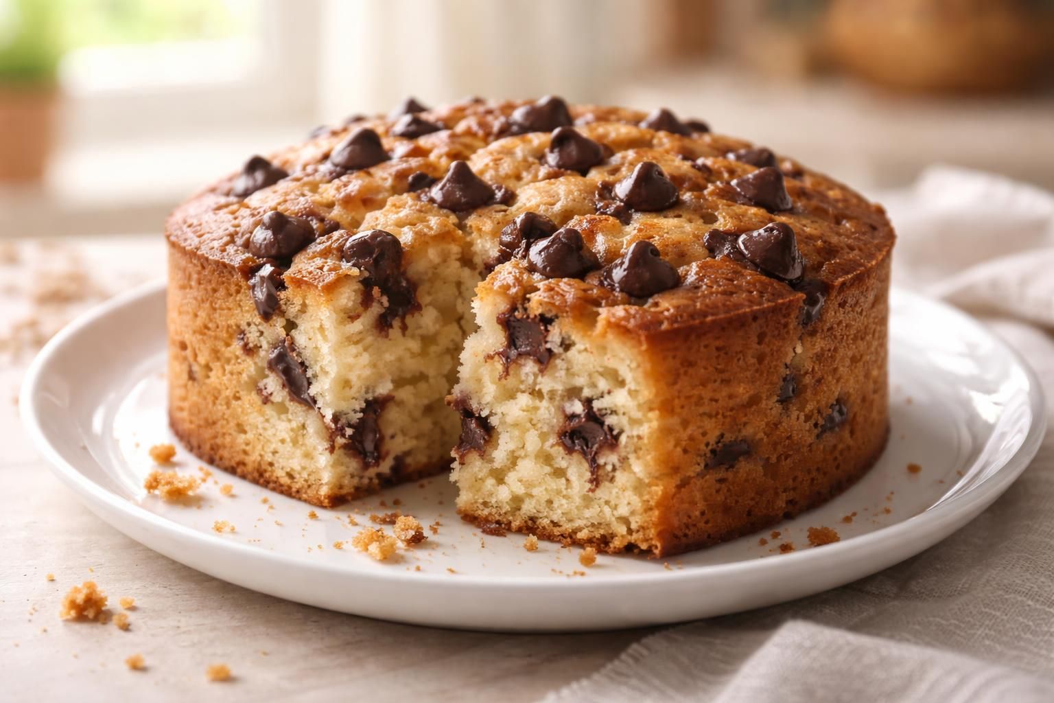 découvrez notre recette facile et rapide du gâteau moelleux aux pépites de chocolat, un délice fondant qui ravira toutes vos papilles.