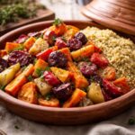 découvrez ma recette de tajine de légumes racines au millet, une revisite savoureuse d'un plat traditionnel alliant authenticité et modernité.