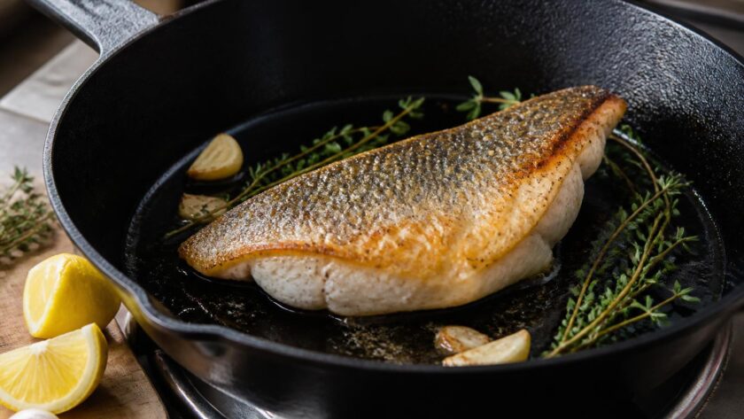 découvrez notre recette incontournable de black bass à la poêle pour une cuisson parfaite et un poisson tendre, sans risque de dessèchement.