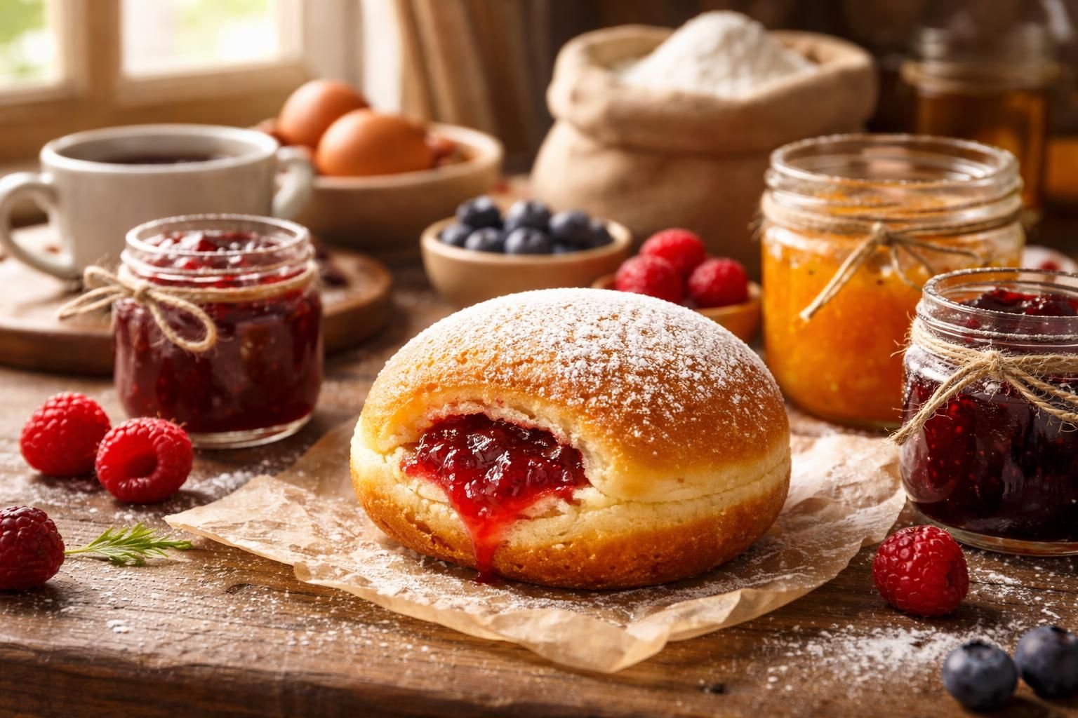 découvrez la recette de la boule de berlin et faites voyager vos papilles avec ce délicieux pâtisserie moelleux et sucré, parfait pour toutes les occasions.
