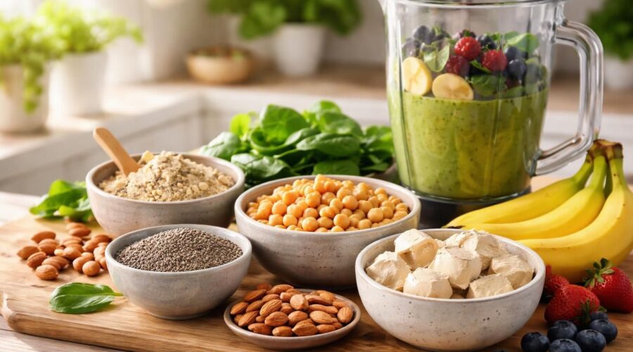 découvrez des recettes délicieuses avec les meilleures protéines vegan pour sublimer vos smoothies et booster votre énergie au naturel.