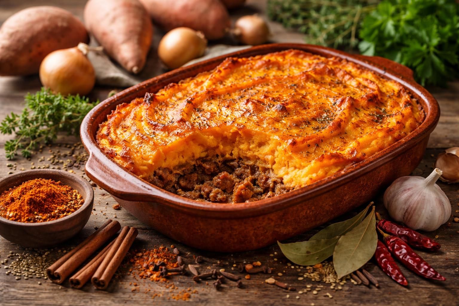 découvrez nos astuces pour épicer votre hachis parmentier aux patates douces et révéler un goût inoubliable qui ravira vos papilles.