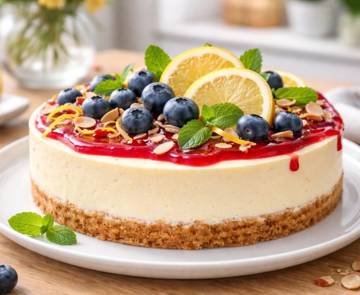 découvrez comment personnaliser votre cheesecake citronový avec des garnitures uniques pour un dessert original et savoureux.