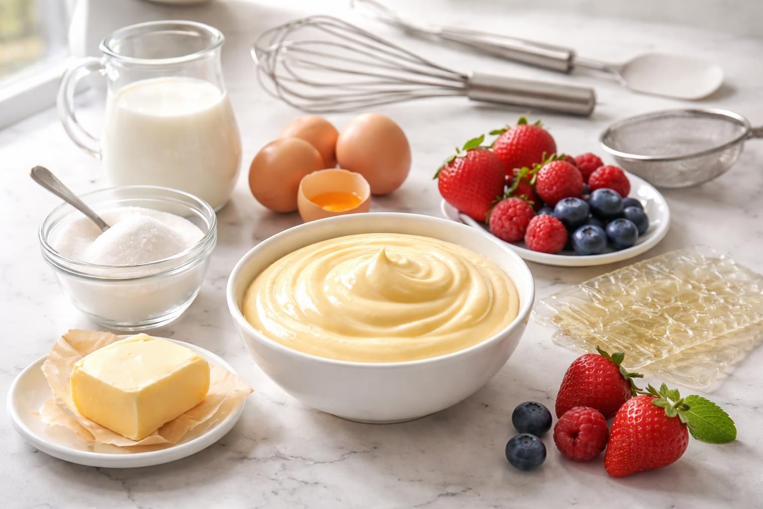 découvrez les ingrédients essentiels pour réussir vos entremets à coup sûr et épater vos invités avec des desserts gourmands et élégants.