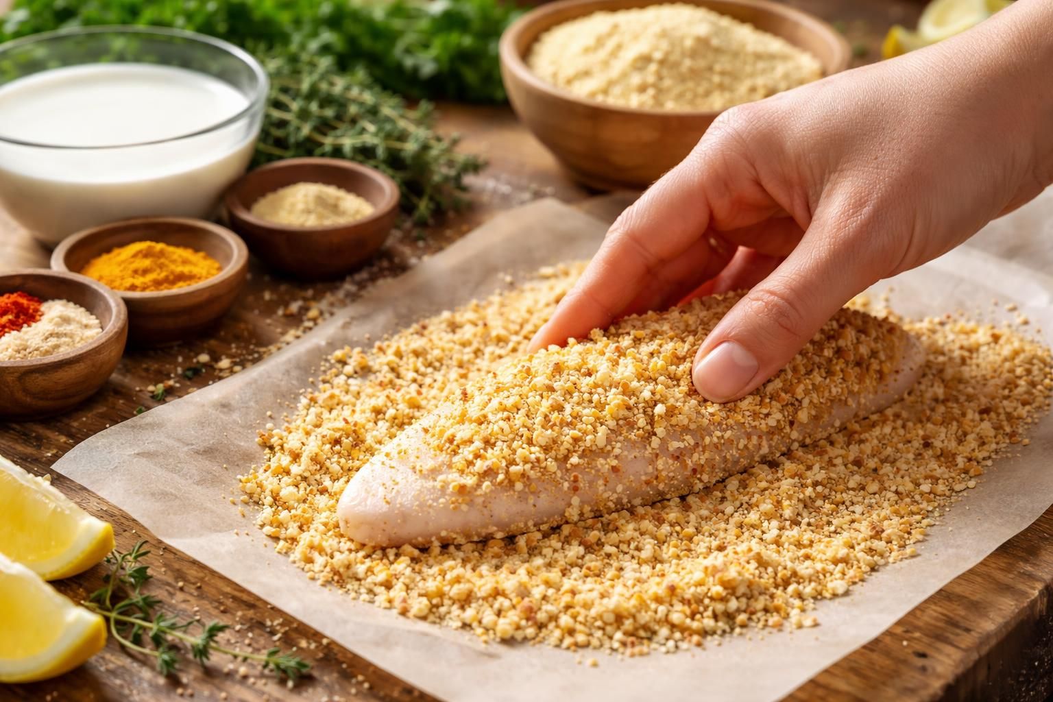 découvrez comment réaliser une panure sans œuf aussi croustillante et savoureuse que les recettes traditionnelles, idéale pour des plats gourmands et végétariens.