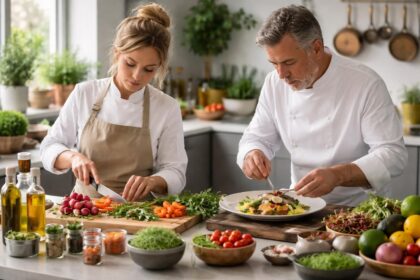 découvrez les tendances culinaires innovantes présentées par les chefs noémie honiat et bruno cormerais, alliant créativité et savoir-faire pour éveiller vos papilles.