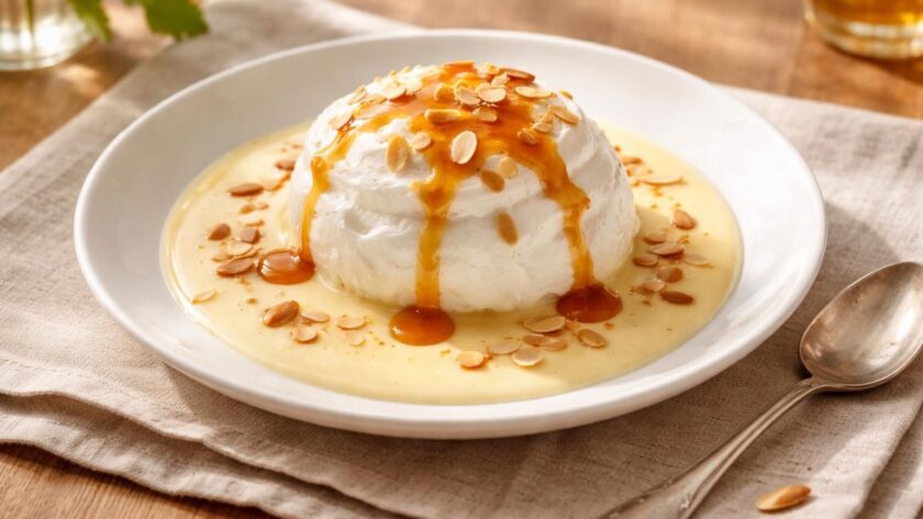 découvrez la recette traditionnelle de l'île flottante, un dessert simple et délicieux inspiré des recettes de grand-mère, parfait pour finir vos repas en douceur.