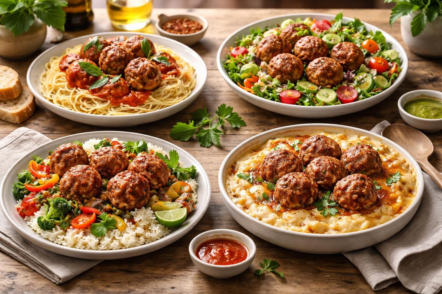 découvrez quel accompagnement choisir pour vos boulettes de viande en fonction de vos envies et humeurs culinaires. recettes variées et conseils gourmands pour sublimer vos plats.