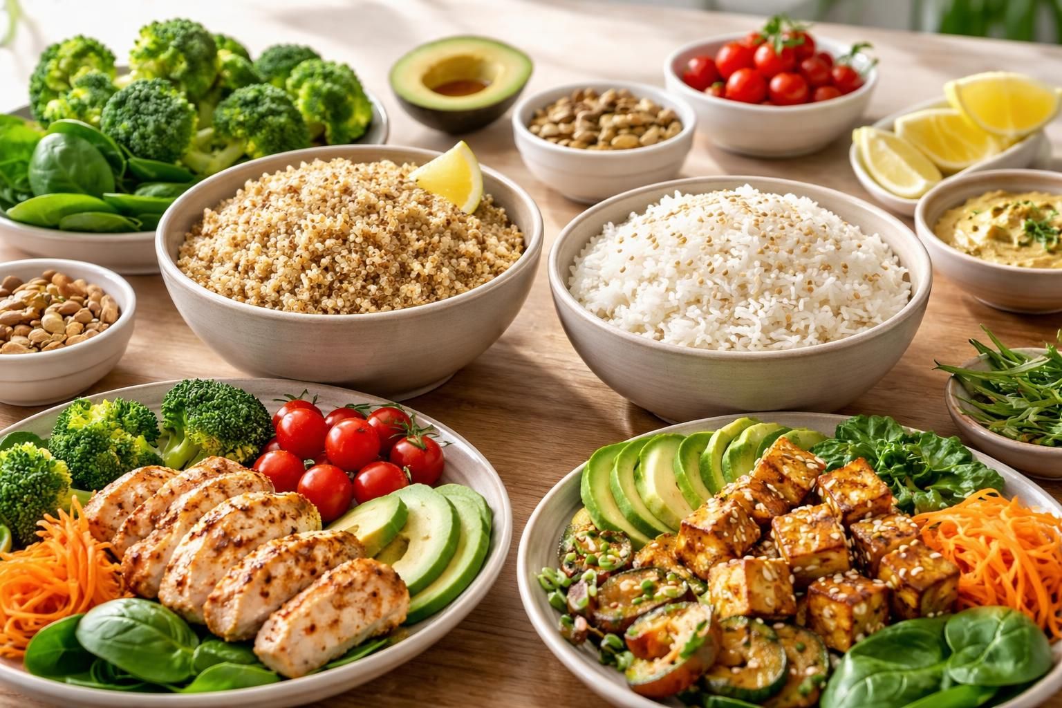 découvrez comment intégrer le quinoa et le riz dans un régime équilibré pour varier les plaisirs tout en mangeant sainement.