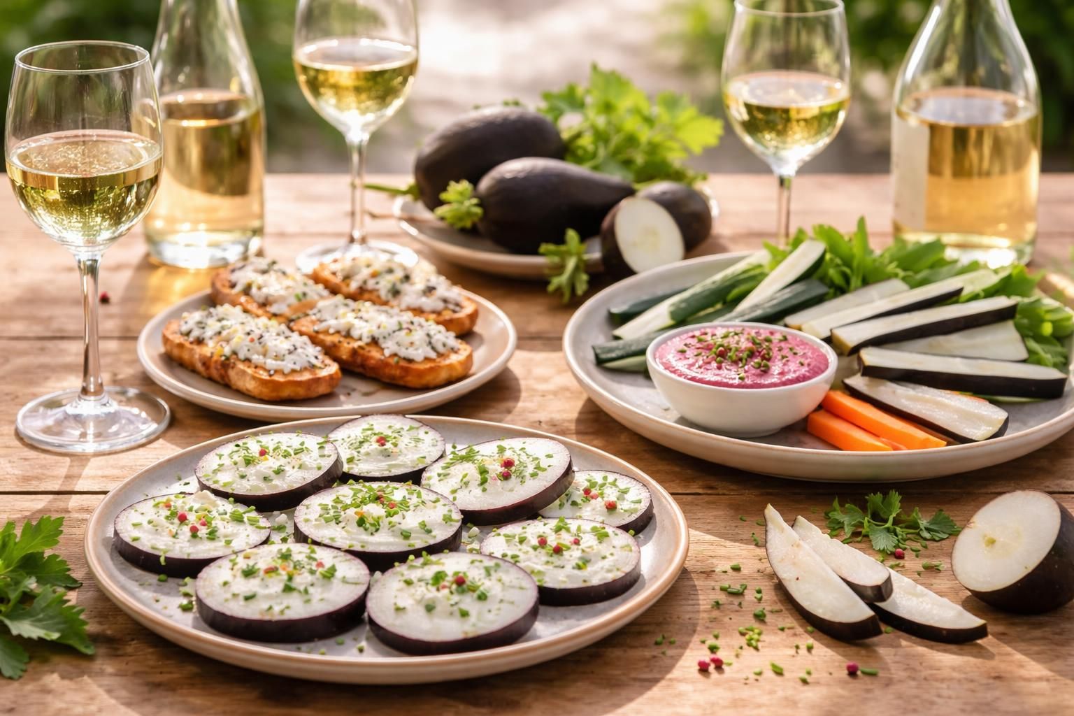 découvrez des recettes simples et rapides à base de radis noir pour un apéro original et savoureux. idéal pour régaler vos invités facilement !