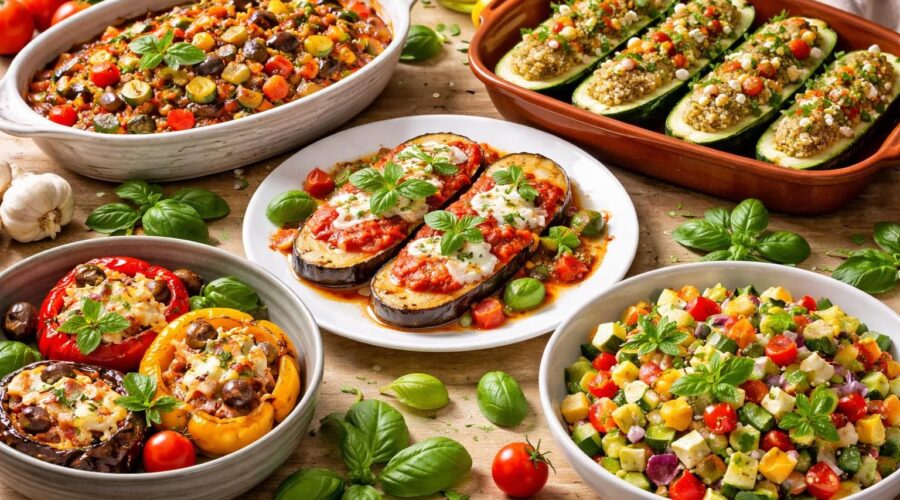 découvrez 5 recettes savoureuses à base de courgettes, aubergines et poivrons pour transformer vos plats du quotidien en véritables délices colorés et sains.