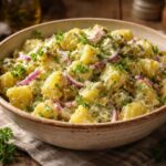 découvrez la recette traditionnelle de la salade de pomme de terre de grand-mère, un plat authentique et réconfortant qui ravira toute la famille.