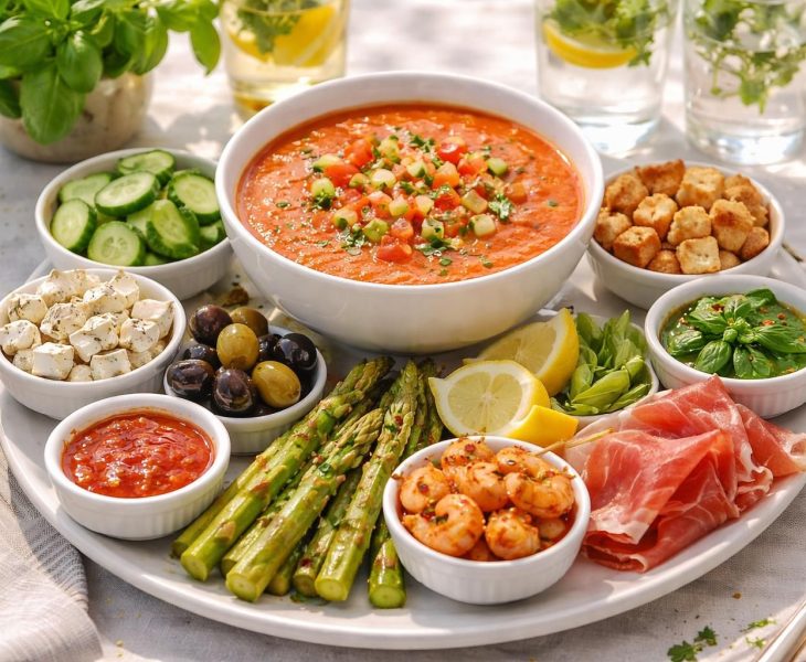 découvrez 10 idées d'accompagnements parfaits pour sublimer votre gaspacho et profiter d'un été frais et savoureux.