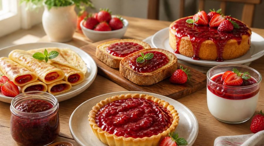 découvrez 5 recettes délicieuses et faciles à réaliser mettant à l'honneur la confiture de fraise de laurent mariotte, pour des moments gourmands inoubliables.