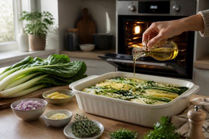 découvrez comment préparer un délicieux gratin de côtes de blettes sans béchamel en moins de 30 minutes, simple et rapide pour un repas savoureux et léger.