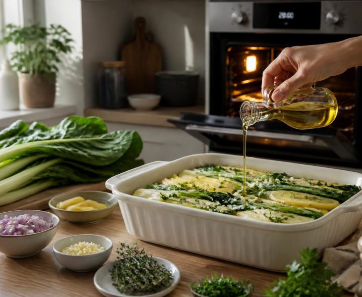 découvrez comment préparer un délicieux gratin de côtes de blettes sans béchamel en moins de 30 minutes, simple et rapide pour un repas savoureux et léger.