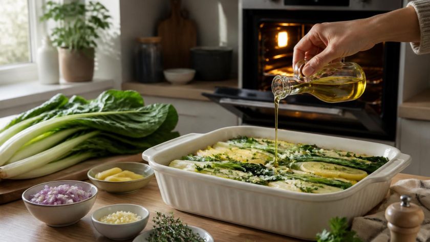 découvrez comment préparer un délicieux gratin de côtes de blettes sans béchamel en moins de 30 minutes, simple et rapide pour un repas savoureux et léger.