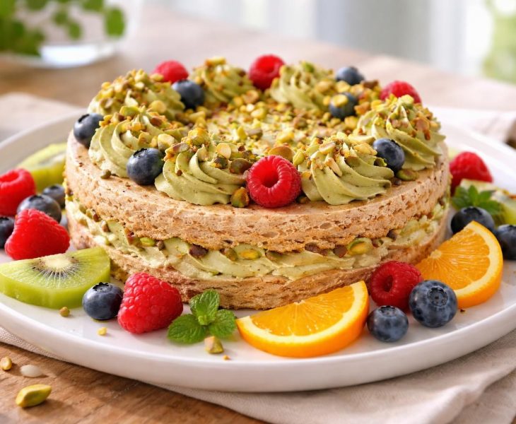 découvrez la dacquoise pistache et fruits, une alliance gourmande et rafraîchissante qui séduira vos papilles. une recette incontournable pour les amateurs de dessert.