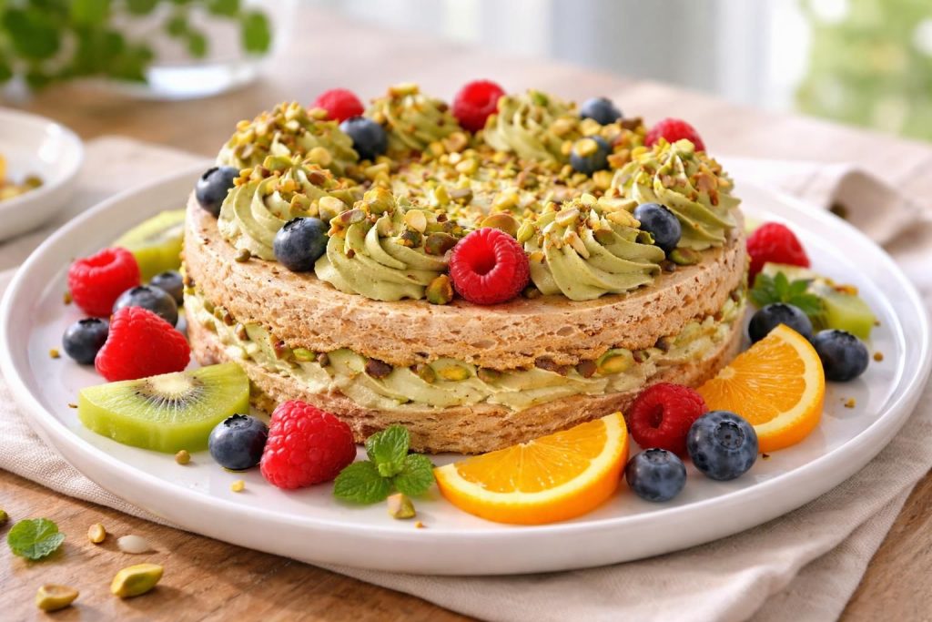 découvrez la dacquoise pistache et fruits, une alliance gourmande et rafraîchissante qui séduira vos papilles. une recette incontournable pour les amateurs de dessert.
