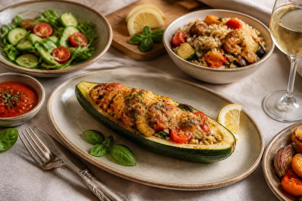 découvrez des recettes savoureuses et inspirantes pour accompagner une courgette farcie aux légumes, parfaites pour un repas équilibré et gourmand.
