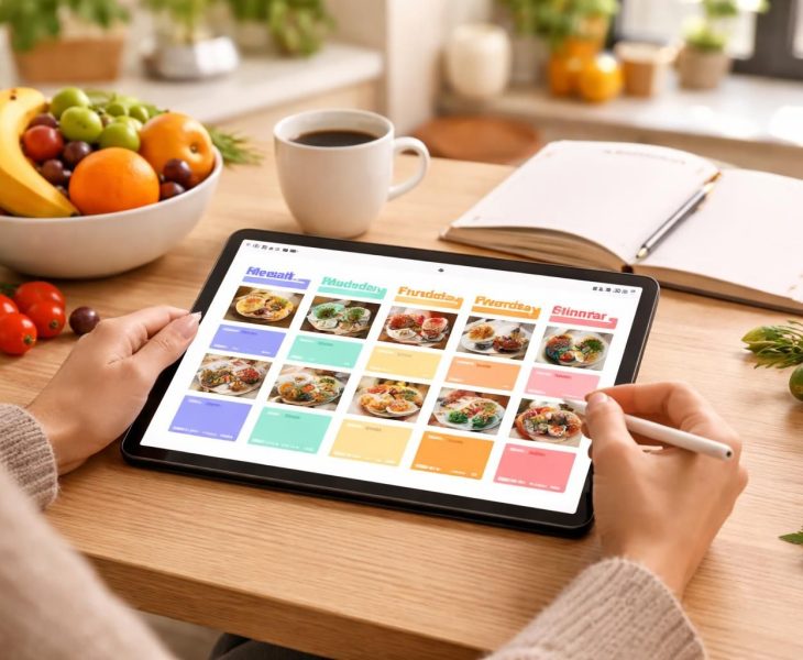 découvrez comment planifier facilement vos repas de la semaine avec la tablette samsung galaxy grâce à notre guide complet de menus hebdomadaires.