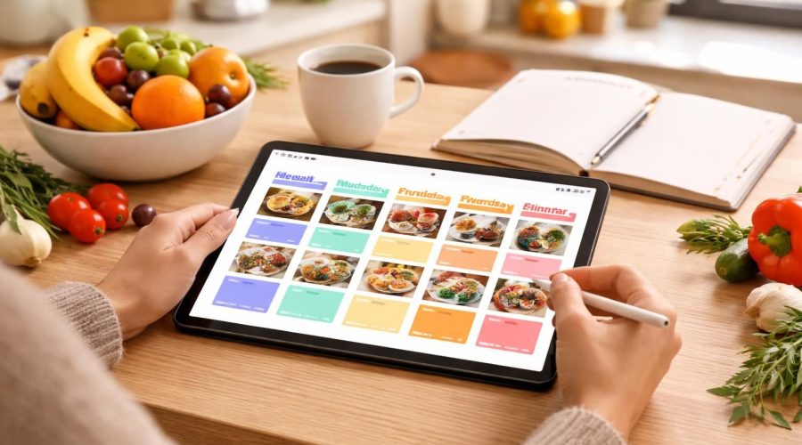 découvrez comment planifier facilement vos repas de la semaine avec la tablette samsung galaxy grâce à notre guide complet de menus hebdomadaires.