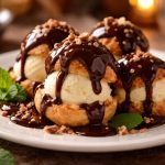découvrez notre recette facile des profiteroles, un dessert gourmand alliant choux légers et crème glacée onctueuse pour un délice ultime.