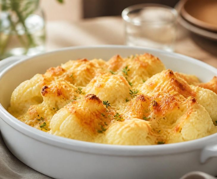 découvrez notre recette facile et légère de gratin de chou-fleur sans béchamel, parfaite pour un repas savoureux et sain à partager en famille.