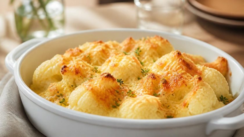 découvrez notre recette facile et légère de gratin de chou-fleur sans béchamel, parfaite pour un repas savoureux et sain à partager en famille.